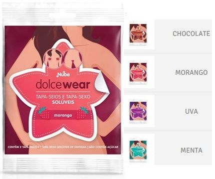 Conjunto tapa sexo solúvel dolce wear