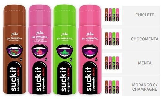 Gel suck it esquenta extra 15gr