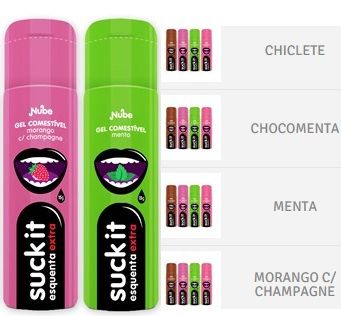 Gel suck it esquenta extra 15gr